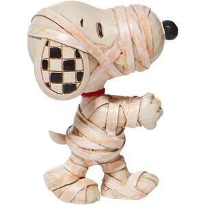 Enesco Peanuts by Jim Shore Snoopy Dressed as a Mummy Miniature Figurine NIB